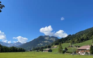 Reise in die Schweiz nach Gstaad und Saanen mit viel Natur